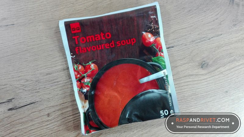 the tomato soup i used for testing the autoseal west loop