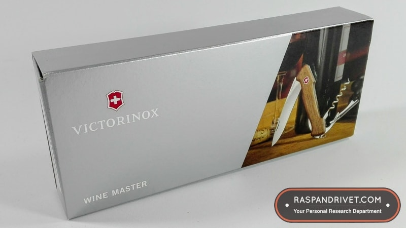 the front of the victorinox wine master's box