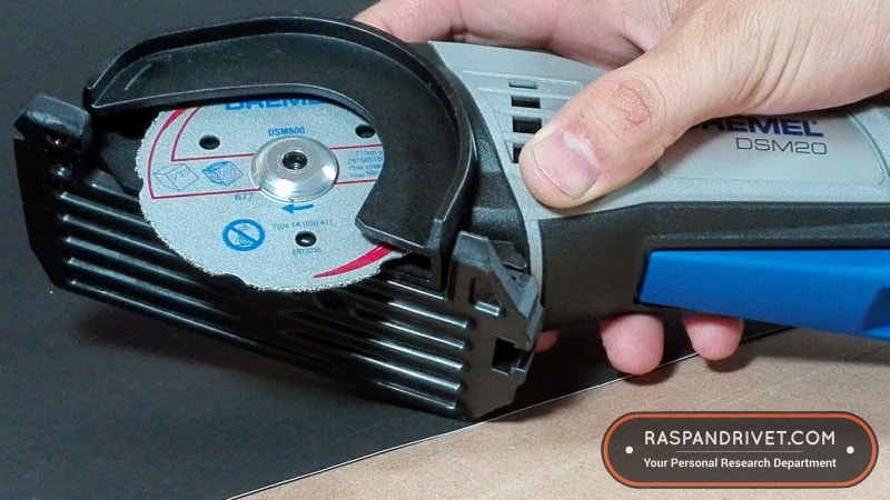 place the outer washer onto the cutting disc
