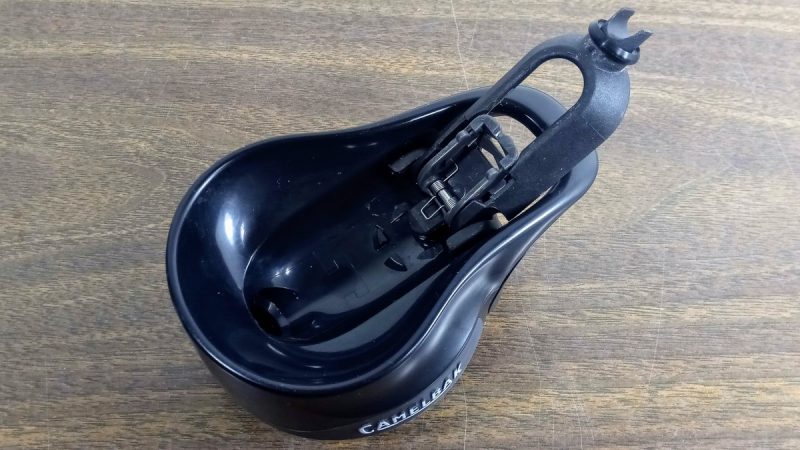 the camelbak's lid set's arms in the open position, for cleaning