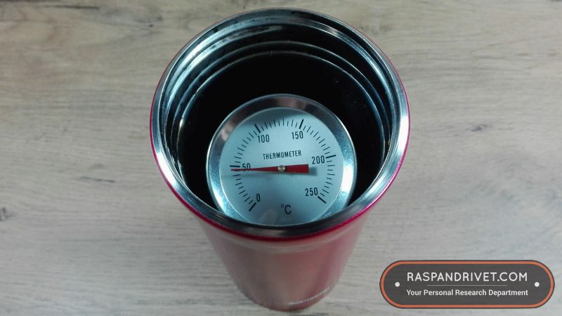 After 120 minutes, the coffee had a temperature of 46 degrees Celsius. After 120 minutes, the coffee had a temperature of 46 degrees Celsius.