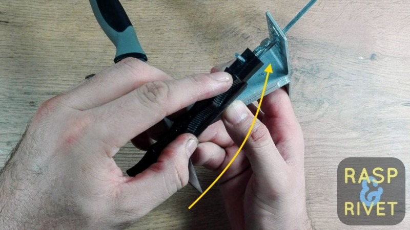 Push the stone up, applying pressure. Cover one to two inches other side. Push the stone up, applying pressure. Cover one to two inches other side.