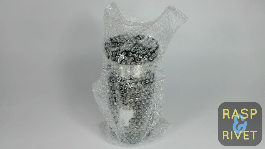 The Bobble Presse arrived in bubble wrap. The Bobble Presse arrived in bubble wrap.