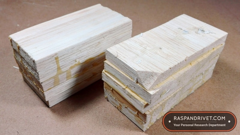 Two blocks of 100 mm x 50 mm x 50 mm balsa wood. Two blocks of 100 mm x 50 mm x 50 mm balsa wood.